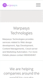 Mobile Screenshot of marpasys.com